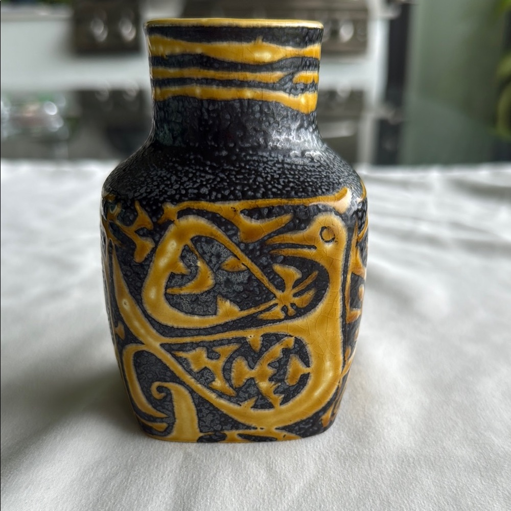 Royal Copenhagen number 714 Fairnce Baca Vase by Nils Thorsson.